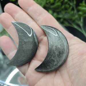 Silver Sheen Moon Obsidian Mexico
